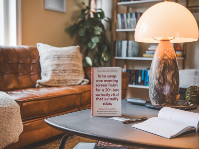 How to swap one evening screen habit for a 20-minute curiosity ritual that actually sticks